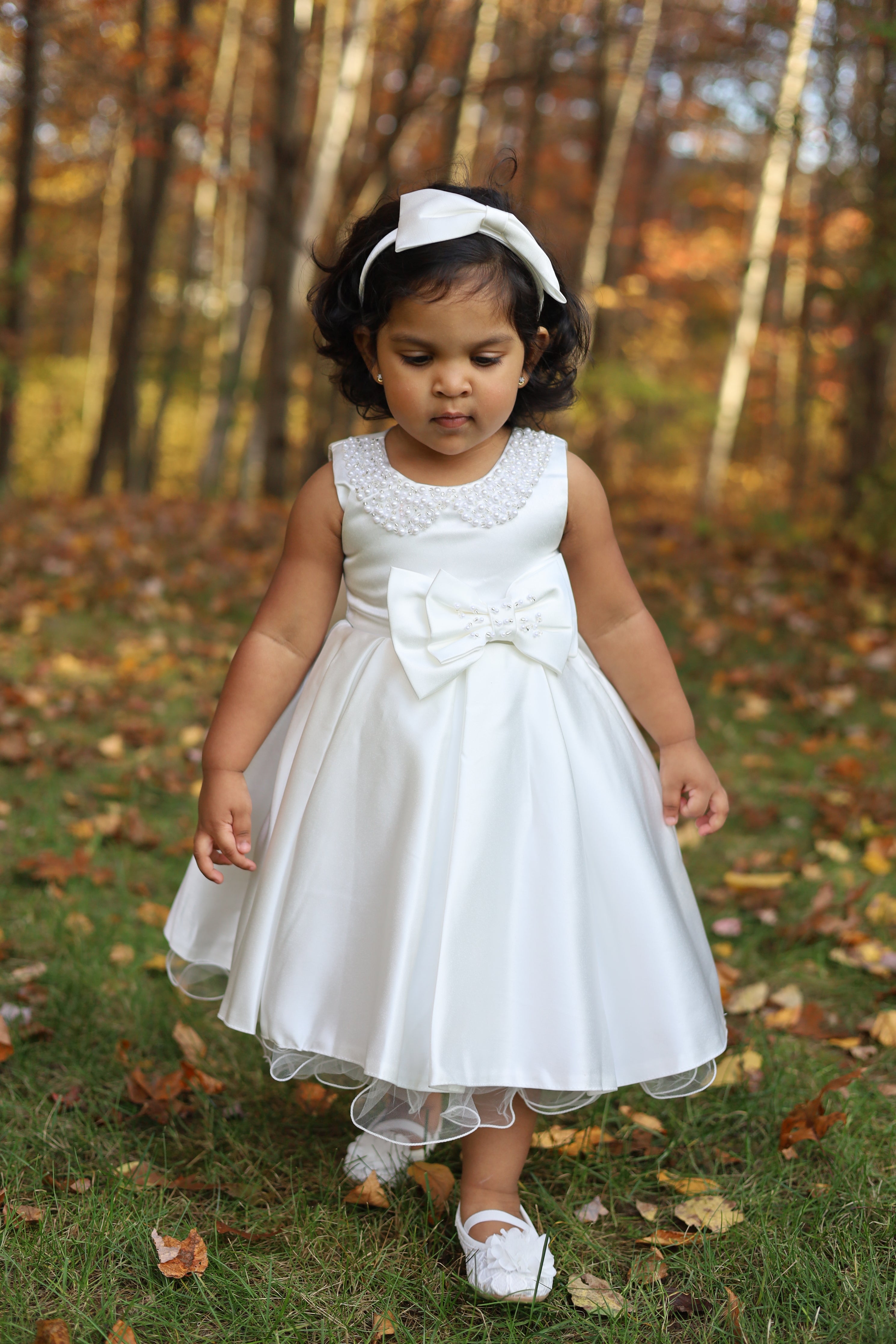 Charming White Princess Dress – Kids Clothing World Charming White Princess Dress – Kids Clothing World