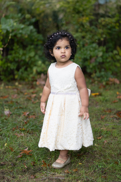 Ivory Lace Party Dress