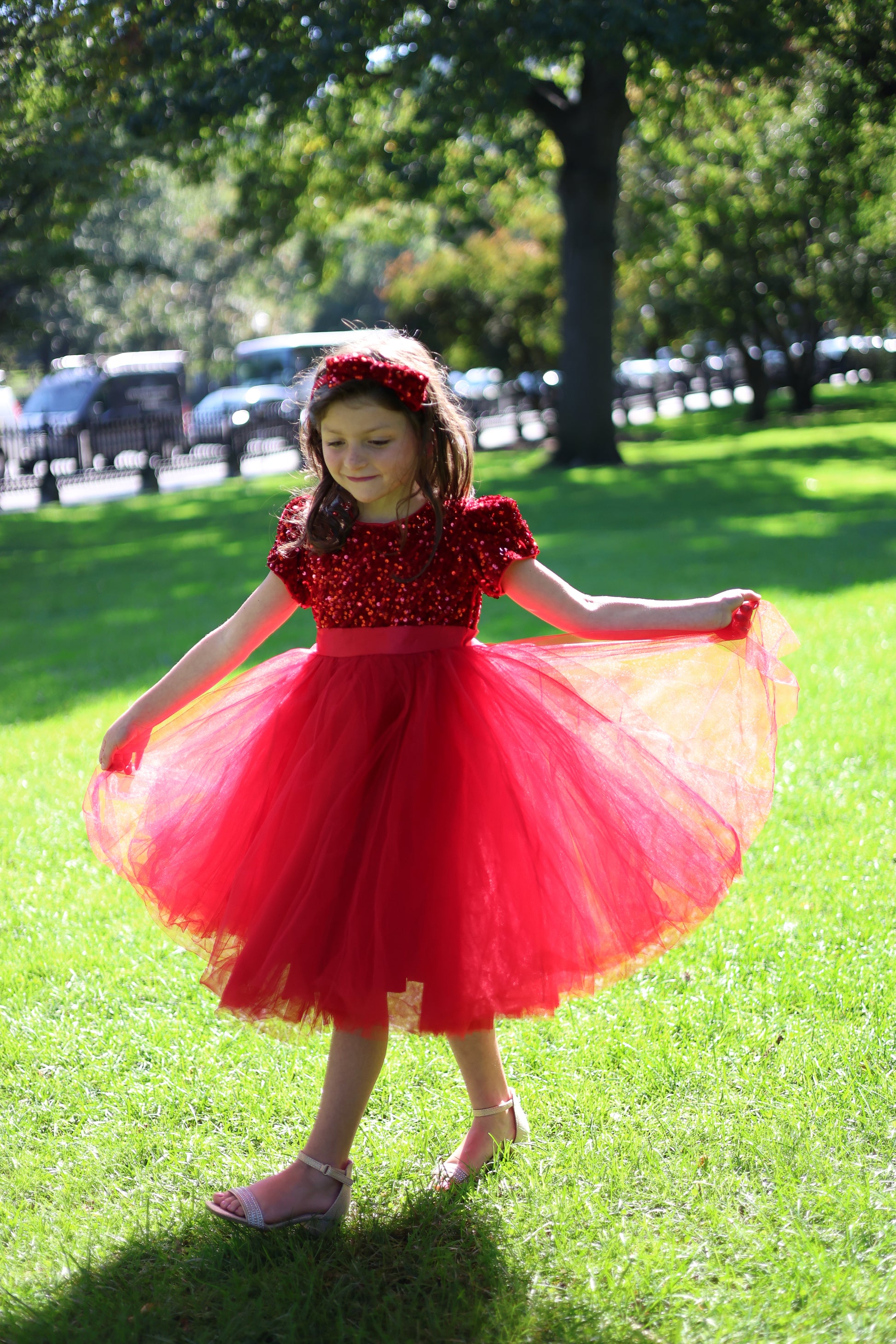 5t red dress Girls: All True Red Dress, (6/7) - The Mint Julep Boutique