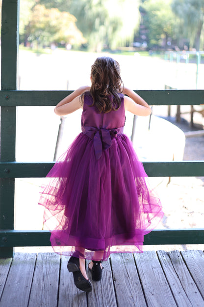 Dazzling Sparkles Sequin Purple Dress