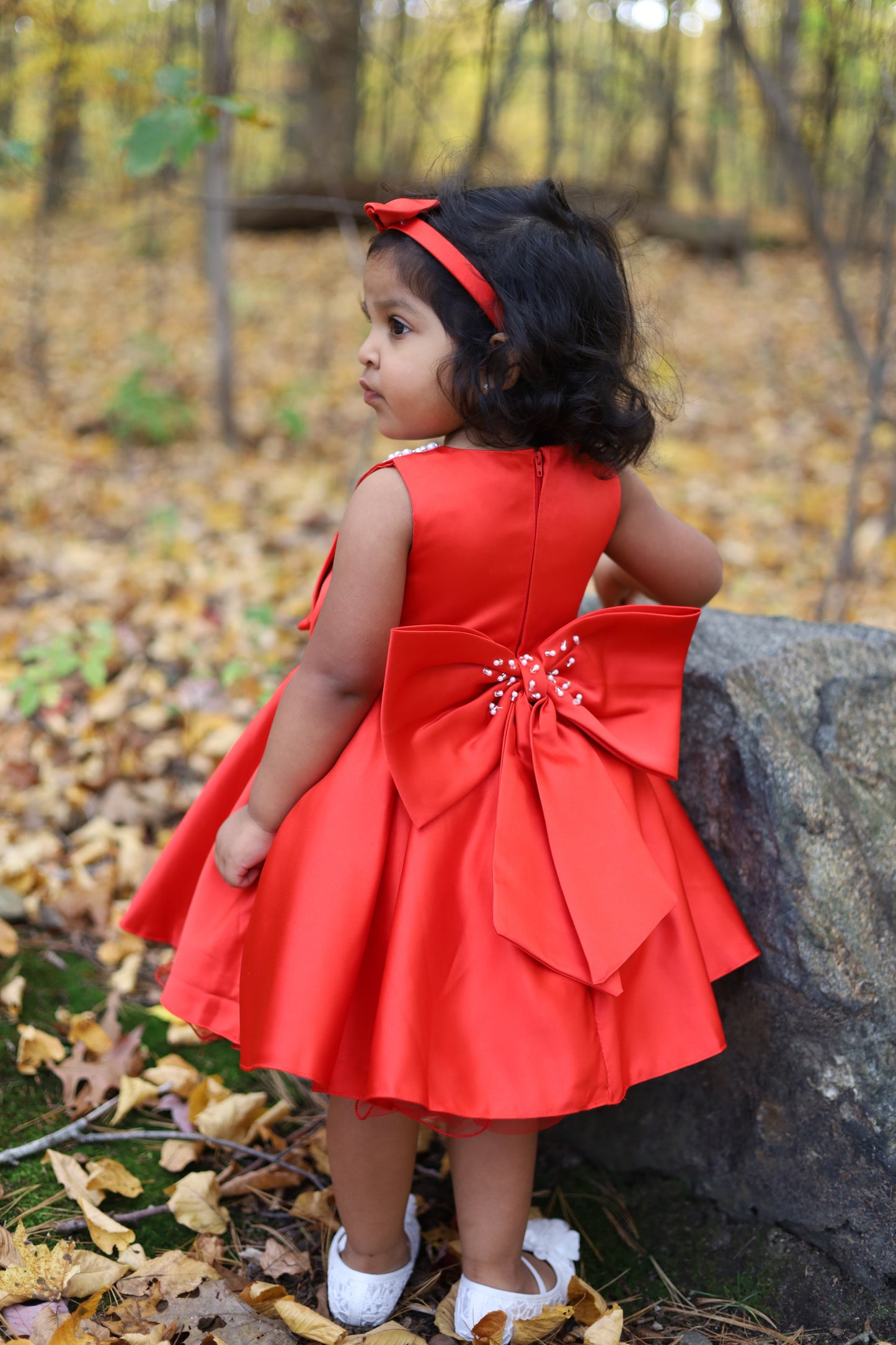 Scarlet Beaded Red Dress