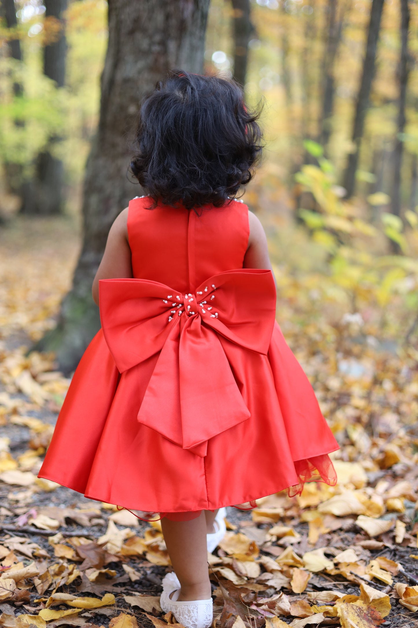 Scarlet Beaded Red Dress